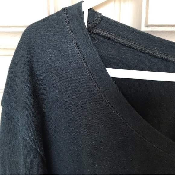 JMS Hanes Essentials TEE Sz2X/2XG Long Sleeves Black/Blue Excellent Condition - Picture 4 of 5